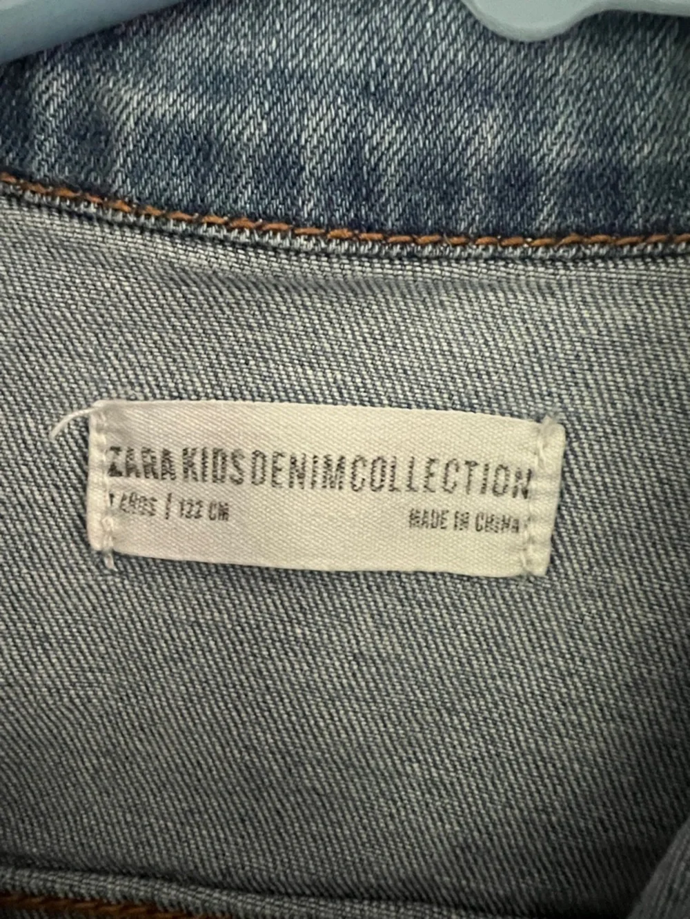 Zara Light Blue Kids Denim Jacket - Button Front